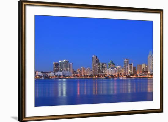 View of San Diego Skyline from Coronado Island, California, USA-Stuart Westmorland-Framed Premium Photographic Print