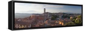 View of San Domenico Church, Perugia, Umbria, Italy-Ian Trower-Framed Stretched Canvas