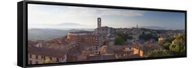 View of San Domenico Church, Perugia, Umbria, Italy-Ian Trower-Framed Stretched Canvas