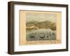 View of San Francisco 1846-7-Vintage Reproduction-Framed Art Print