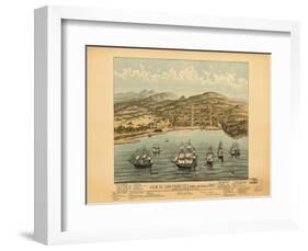 View of San Francisco 1846-7-Vintage Reproduction-Framed Art Print