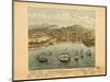 View of San Francisco 1846-7-Vintage Reproduction-Mounted Art Print