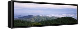 View of San Francisco from Mt Tamalpais, Marin County, California, USA-null-Framed Stretched Canvas