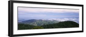 View of San Francisco from Mt Tamalpais, Marin County, California, USA-null-Framed Photographic Print