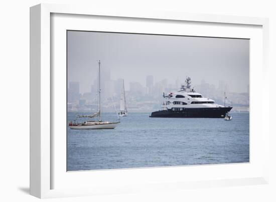 View of San Francisco from Sausalito, Marin County, California-Anna Miller-Framed Photographic Print