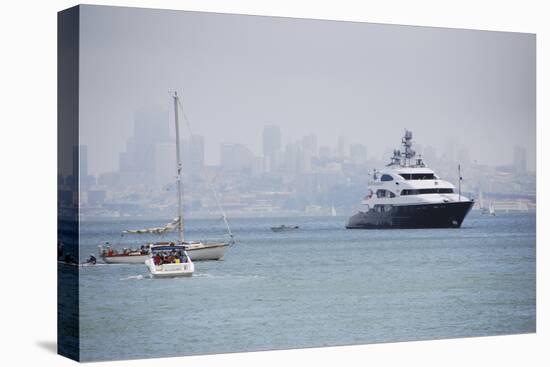 View of San Francisco from Sausalito, Marin County, California-Anna Miller-Stretched Canvas