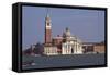 View of San Giorgio Maggiore, built by Andrea Palladio-null-Framed Stretched Canvas