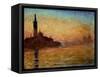 View of San Giorgio Maggiore, Venice by Twilight, 1908-Claude Monet-Framed Stretched Canvas