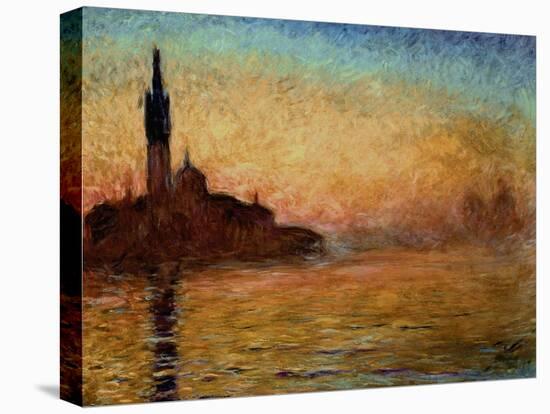 View of San Giorgio Maggiore, Venice by Twilight, 1908-Claude Monet-Stretched Canvas