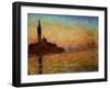 View of San Giorgio Maggiore, Venice by Twilight, 1908-Claude Monet-Framed Giclee Print