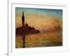 View of San Giorgio Maggiore, Venice by Twilight, 1908-Claude Monet-Framed Giclee Print