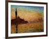 View of San Giorgio Maggiore, Venice by Twilight, 1908-Claude Monet-Framed Giclee Print