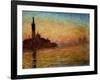 View of San Giorgio Maggiore, Venice by Twilight, 1908-Claude Monet-Framed Giclee Print