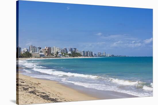 View of San Juan and Ocean, Puerto Rico-Massimo Borchi-Stretched Canvas