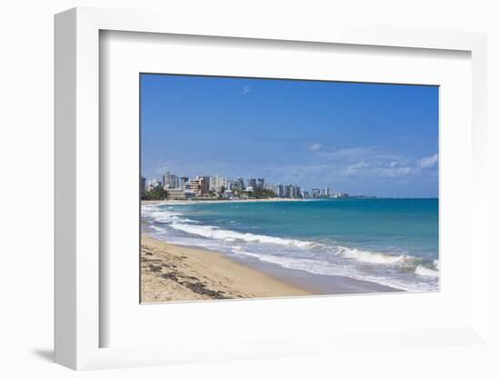 View of San Juan and Ocean, Puerto Rico-Massimo Borchi-Framed Photographic Print