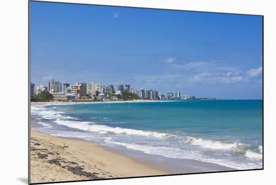 View of San Juan and Ocean, Puerto Rico-Massimo Borchi-Mounted Photographic Print