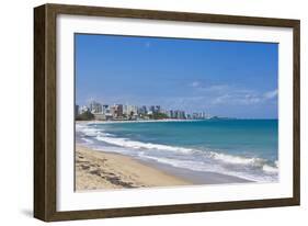 View of San Juan and Ocean, Puerto Rico-Massimo Borchi-Framed Photographic Print