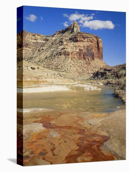 View of San Rafael Swell with Iron-Stained River, Utah, USA-Scott T. Smith-Stretched Canvas