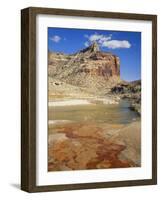 View of San Rafael Swell with Iron-Stained River, Utah, USA-Scott T. Smith-Framed Photographic Print