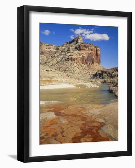 View of San Rafael Swell with Iron-Stained River, Utah, USA-Scott T. Smith-Framed Photographic Print