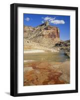 View of San Rafael Swell with Iron-Stained River, Utah, USA-Scott T. Smith-Framed Photographic Print