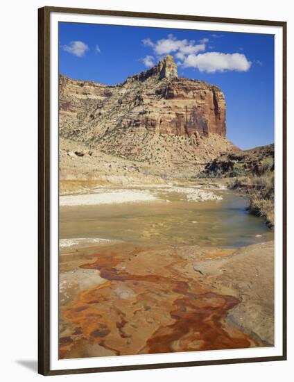 View of San Rafael Swell with Iron-Stained River, Utah, USA-Scott T. Smith-Framed Photographic Print