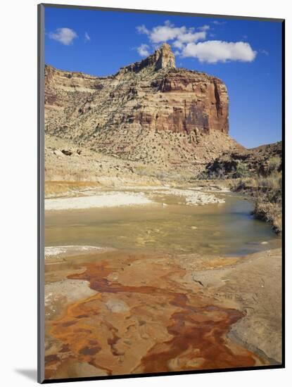 View of San Rafael Swell with Iron-Stained River, Utah, USA-Scott T. Smith-Mounted Photographic Print