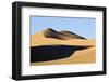 View of sand dunes in desert habitat, Khongoryn Els Sand Dunes, Southern Gobi Desert, Mongolia-David Tipling-Framed Photographic Print