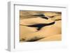 View of sand dunes in desert habitat, Khongoryn Els Sand Dunes, Southern Gobi Desert, Mongolia-David Tipling-Framed Photographic Print