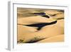 View of sand dunes in desert habitat, Khongoryn Els Sand Dunes, Southern Gobi Desert, Mongolia-David Tipling-Framed Photographic Print