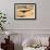 View of sand dunes in desert habitat, Khongoryn Els Sand Dunes, Southern Gobi Desert, Mongolia-David Tipling-Framed Photographic Print displayed on a wall