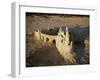 View of Sandcastle on Beach-David Barnes-Framed Photographic Print