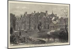 View of Sandringham Hall from the South-West-null-Mounted Giclee Print