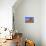 View of sandstone buttes in high desert habitat, West Mitten, Monument Valley, Navajo Tribal Park-Jurgen & Christine Sohns-Mounted Photographic Print displayed on a wall