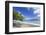 View of sandy beach, looking towards Little Tobago, Speyside, Tobago-Kevin Elsby-Framed Photographic Print