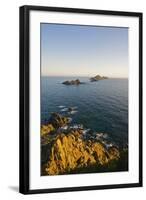 View of Sanguinaires Islands from Parata Point, Ajaccio, Corsica, France-Massimo Borchi-Framed Photographic Print