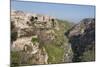 View of Sant'Agostino Convent in the Sassi Area of Matera and Ravine, Basilicata, Italy, Europe-Martin Child-Mounted Photographic Print
