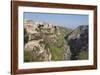 View of Sant'Agostino Convent in the Sassi Area of Matera and Ravine, Basilicata, Italy, Europe-Martin Child-Framed Photographic Print