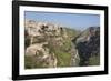 View of Sant'Agostino Convent in the Sassi Area of Matera and Ravine, Basilicata, Italy, Europe-Martin Child-Framed Photographic Print