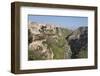 View of Sant'Agostino Convent in the Sassi Area of Matera and Ravine, Basilicata, Italy, Europe-Martin Child-Framed Photographic Print