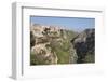 View of Sant'Agostino Convent in the Sassi Area of Matera and Ravine, Basilicata, Italy, Europe-Martin Child-Framed Photographic Print