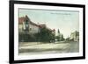 View of Santa Cruz Avenue - Los Gatos, CA-Lantern Press-Framed Premium Giclee Print