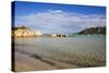 View of Santa Giulia Bay, Corsica, France-Massimo Borchi-Stretched Canvas