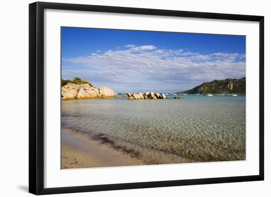 View of Santa Giulia Bay, Corsica, France-Massimo Borchi-Framed Photographic Print