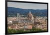 View of Santa Maria Del Fiore Cathedral and Palazzo Vecchio from Forte Belvedere-Guido Cozzi-Framed Photographic Print