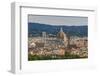 View of Santa Maria Del Fiore Cathedral and Palazzo Vecchio from Forte Belvedere-Guido Cozzi-Framed Photographic Print