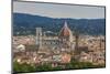 View of Santa Maria Del Fiore Cathedral and Palazzo Vecchio from Forte Belvedere-Guido Cozzi-Mounted Photographic Print