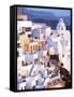 View of Santorini, Greece-Peter Adams-Framed Stretched Canvas