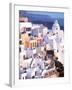 View of Santorini, Greece-Peter Adams-Framed Premium Photographic Print