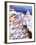 View of Santorini, Greece-Peter Adams-Framed Premium Photographic Print